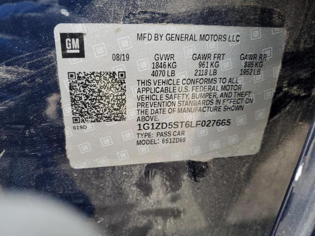 2020 CHEVROLET MALIBU LT #3310388031