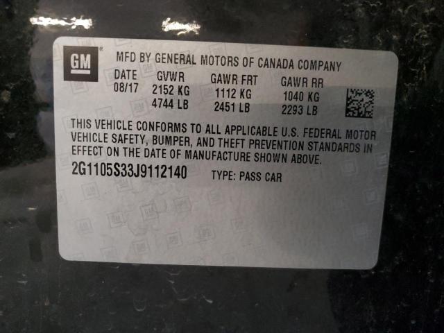 2018 CHEVROLET IMPALA LT #3281571407