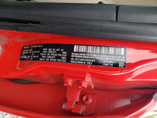 2016 JEEP RENEGADE L ZACCJABT0GPD63975