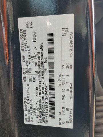 2016 FORD F150 SUPER - 1FTEW1EG1GKD43575