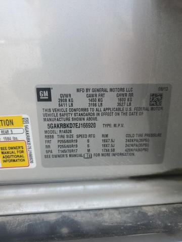 2014 BUICK ENCLAVE - 5GAKRBKD7EJ166920