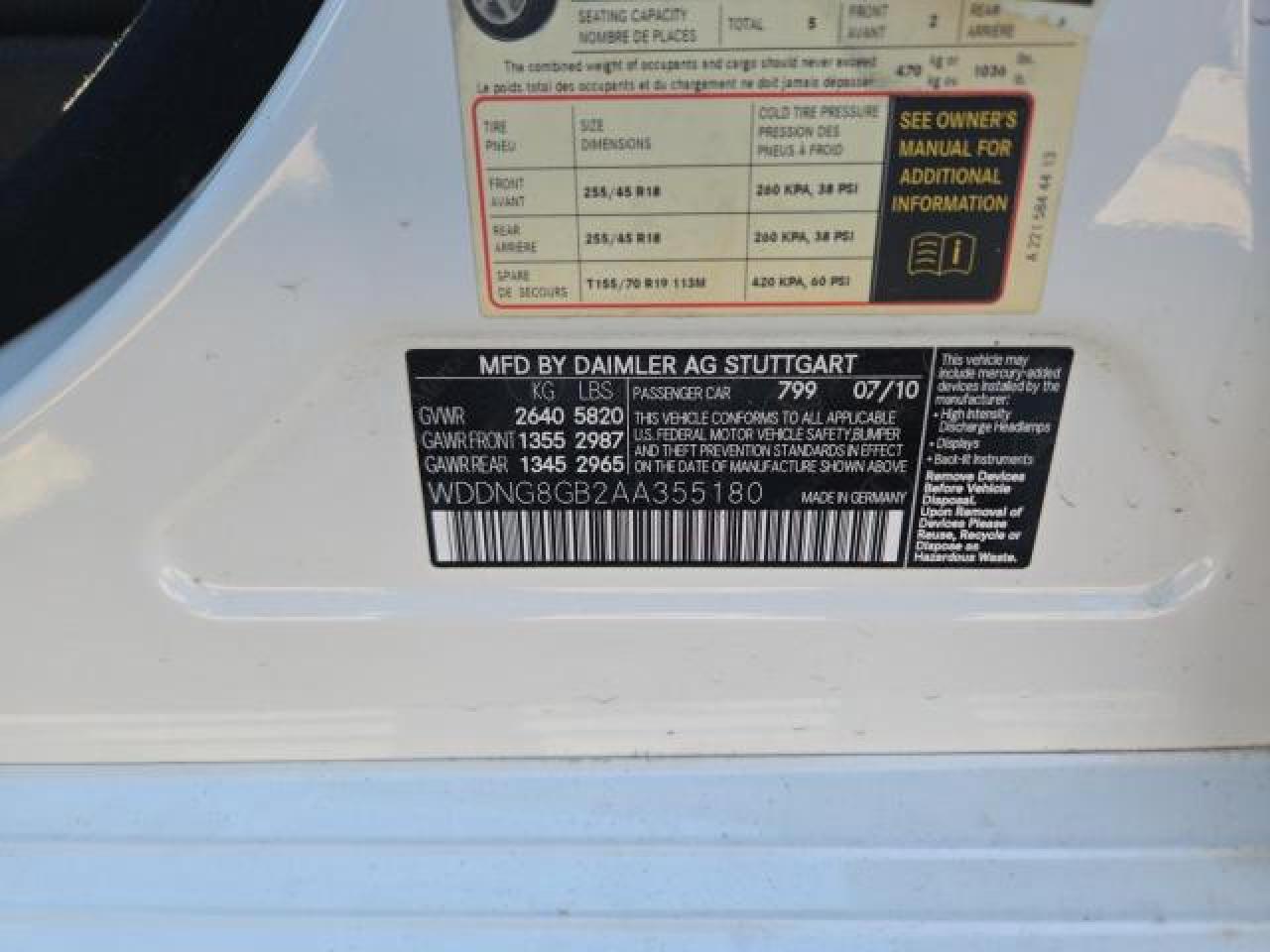 MERCEDES-BENZ S-CLASS 550 4MATIC