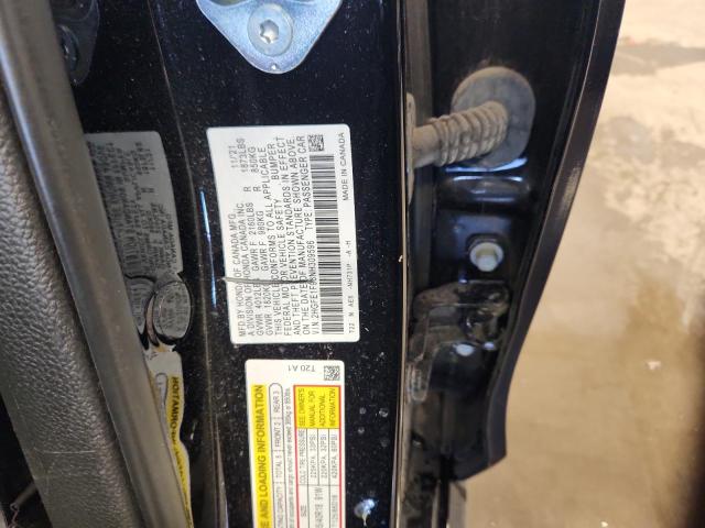 2022 HONDA CIVIC TOUR 2HGFE1F98NH309596
