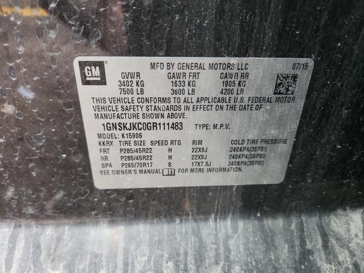 CHEVROLET SUBURBAN K1500 LTZ