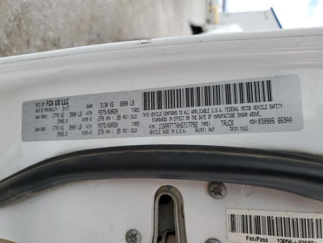 2017 RAM 1500 SLT - 1C6RR7TT0HS717792