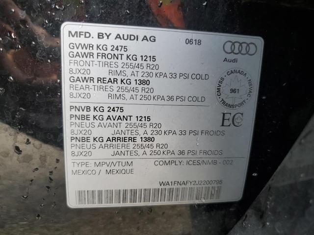 2018 AUDI Q5 TECHNIK WA1FNAFY2J2200795