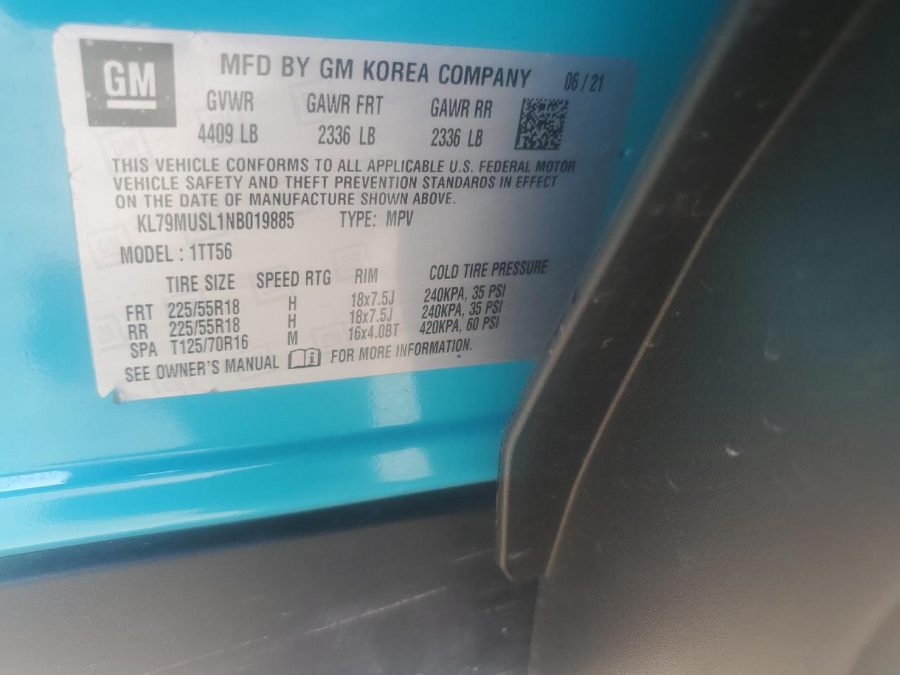 CHEVROLET TRAILBLAZER RS