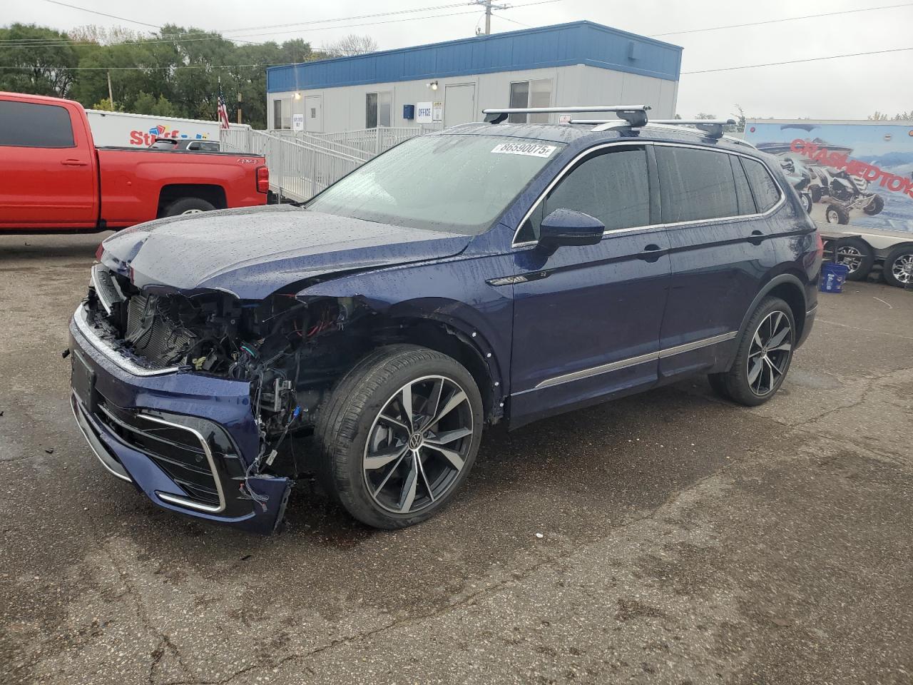 Lot #3282543867 2022 VOLKSWAGEN TIGUAN SEL R-LINE