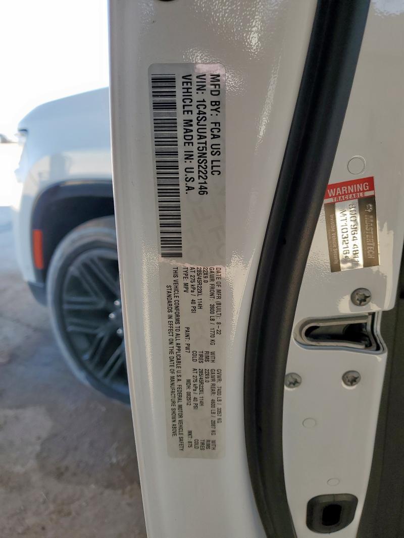 2022 JEEP WAGONEER S - 1C4SJUAT5NS222146