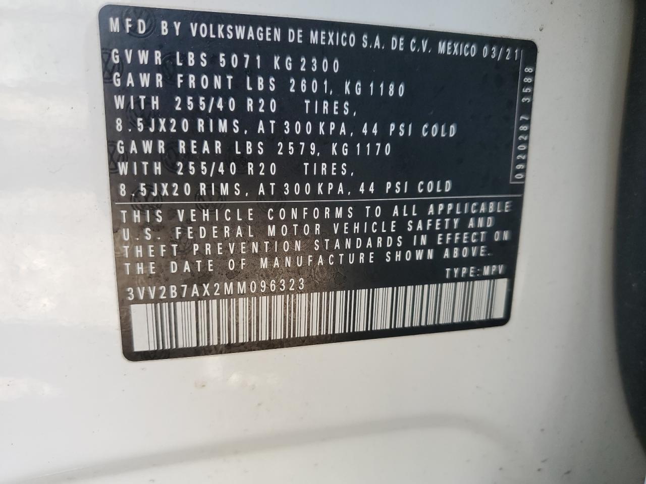 VOLKSWAGEN TIGUAN SE