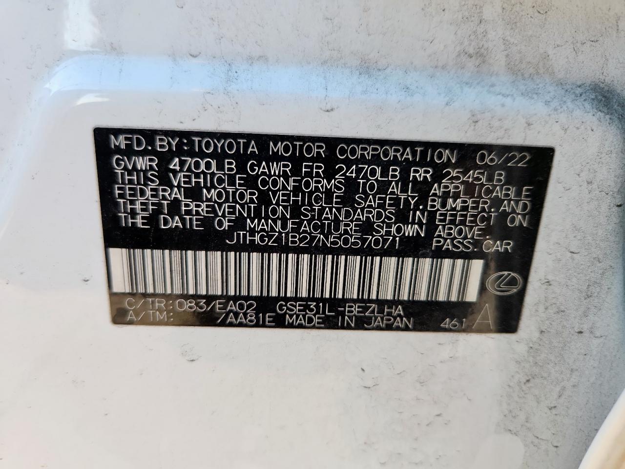 LEXUS IS 350 F SPORT