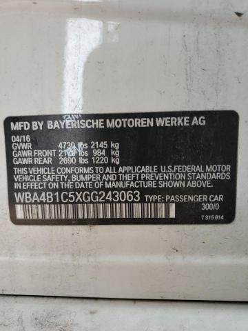 2016 BMW 435 I GRAN COUPE #3292426623