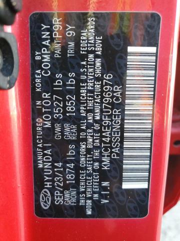 2015 HYUNDAI ACCENT GLS KMHCT4AE9FU796976