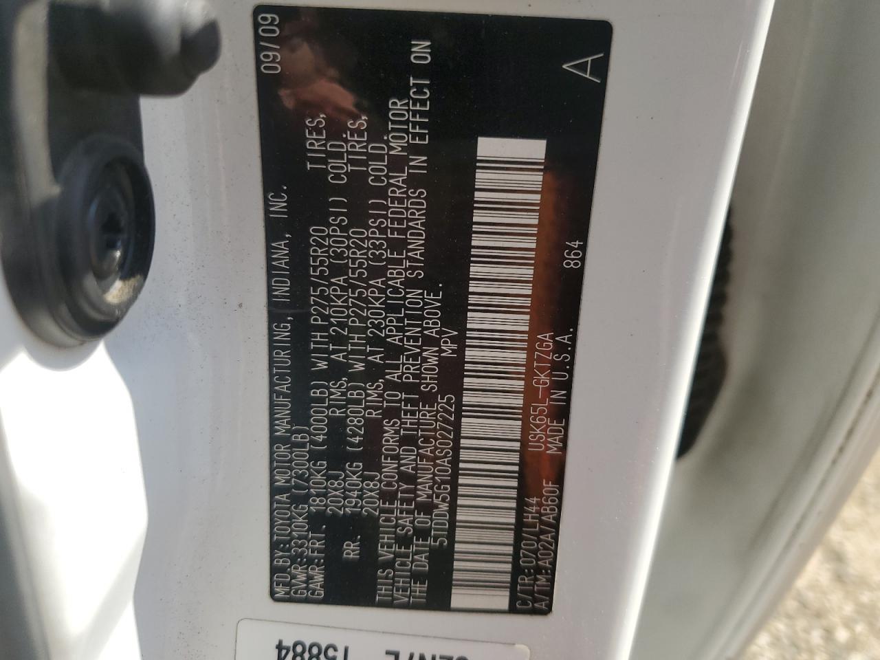 TOYOTA SEQUOIA PLATINUM