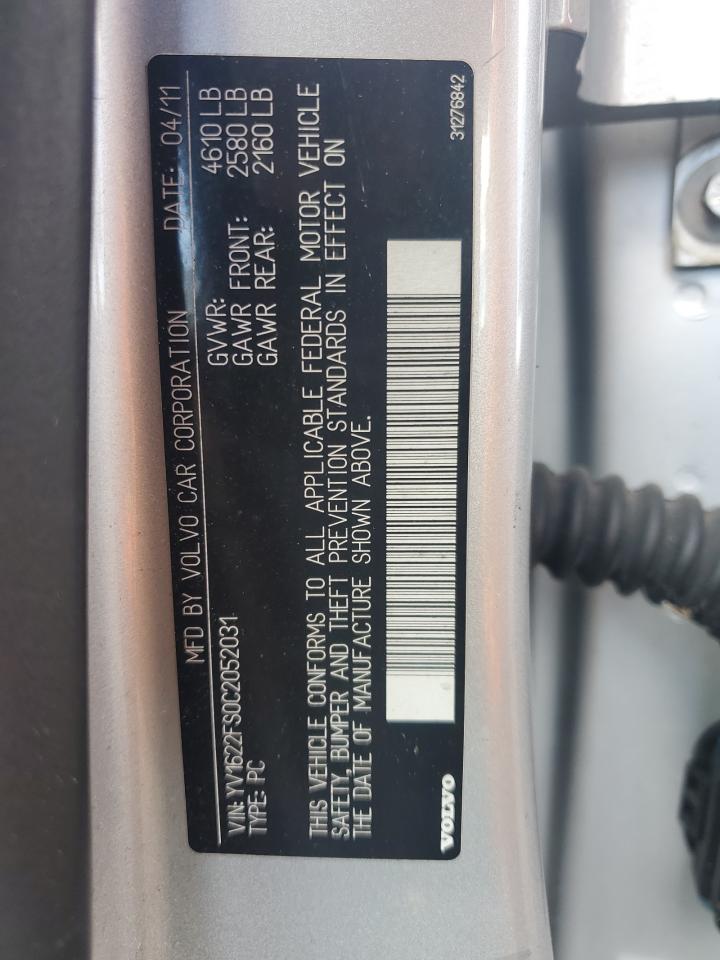 Lot #3312707326 2012 VOLVO S60 T5