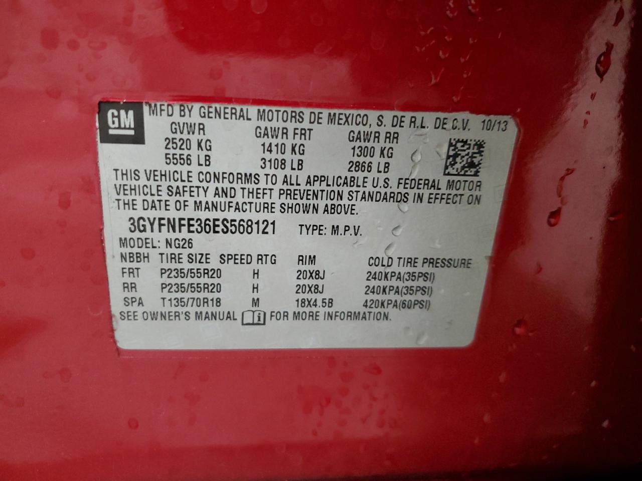 CADILLAC SRX PERFORMANCE COLLECTION