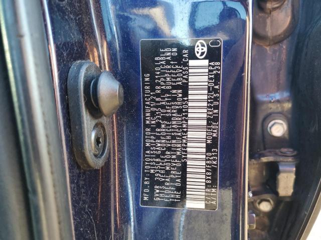 2021 TOYOTA COROLLA LE - 5YFEPMAE4MP211054