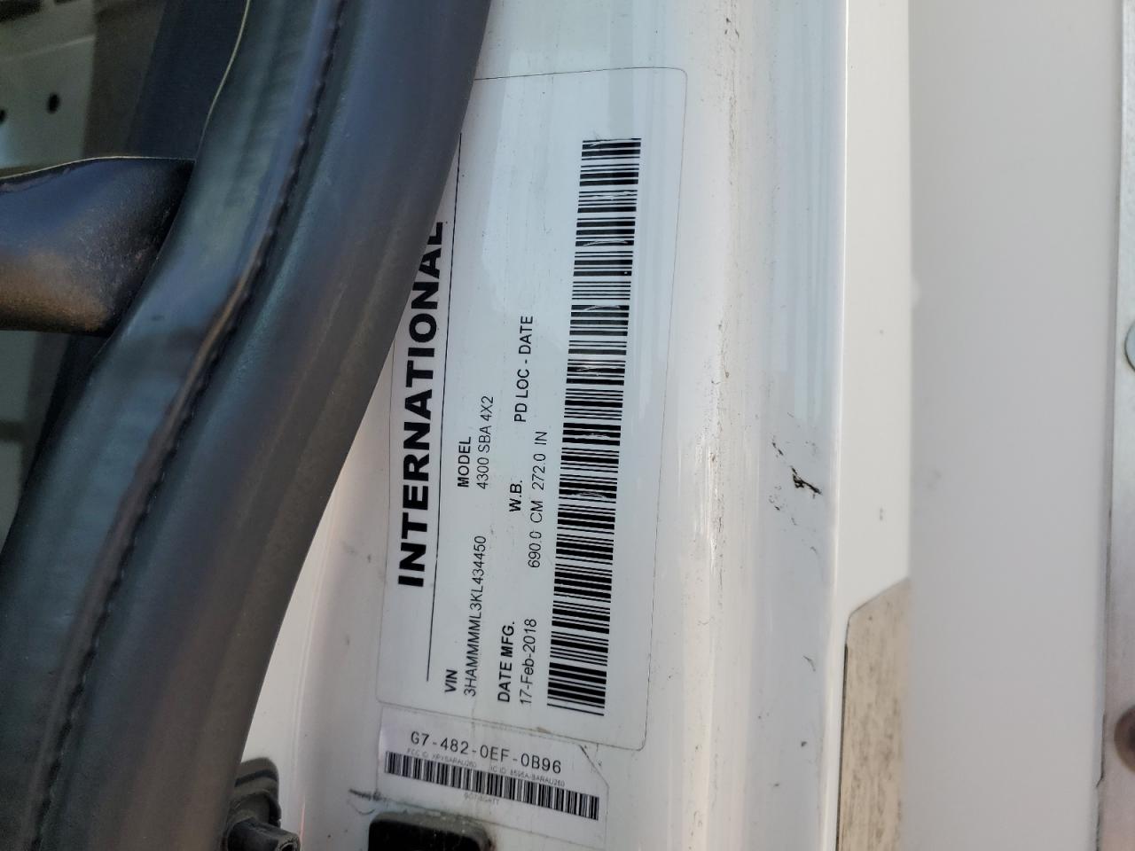 Lot #3268369799 2019 INTL 4000 4300