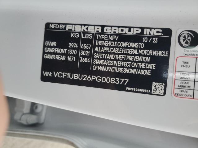 2023 FISKER AUTOMOTIVE OCEAN - VCF1UBU26PG008377