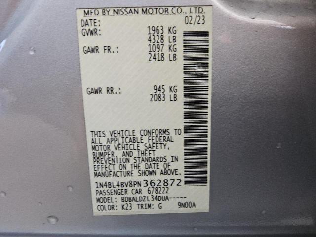 2023 NISSAN ALTIMA S - 1N4BL4BV8PN362872