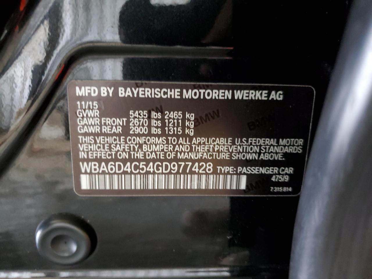 BMW 6 SERIES GRAN COUPE I GRAN COUPE