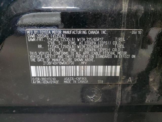 2011 TOYOTA RAV4 - 2T3BF4DV1BW083750