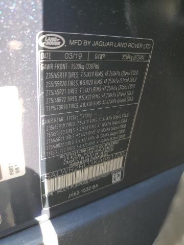 2019 LAND ROVER RANGE ROVE #3260413565