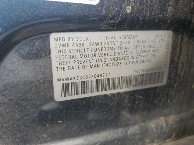 2007 VOLKSWAGEN PASSAT 2.0 #3290297216