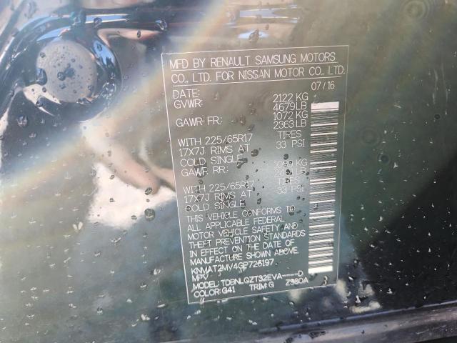 2016 NISSAN ROGUE S - KNMAT2MV4GP726197