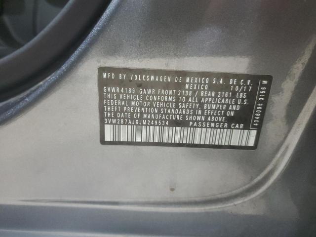 2018 VOLKSWAGEN JETTA S 3VW2B7AJXJM249534