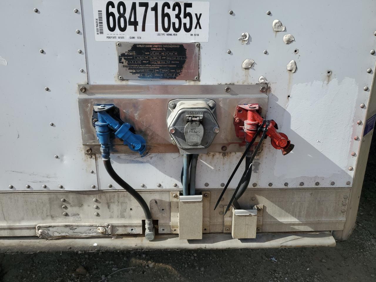 Lot #3287608006 2009 GGSD DRY VAN TRAILER