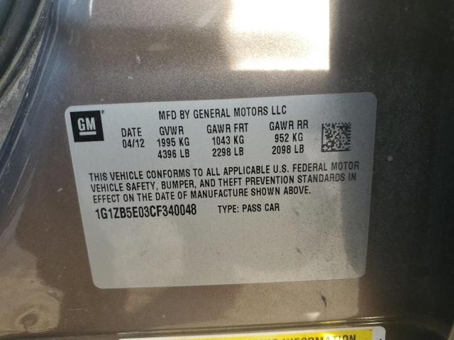 2012 CHEVROLET MALIBU LS - 1G1ZB5E03CF340048