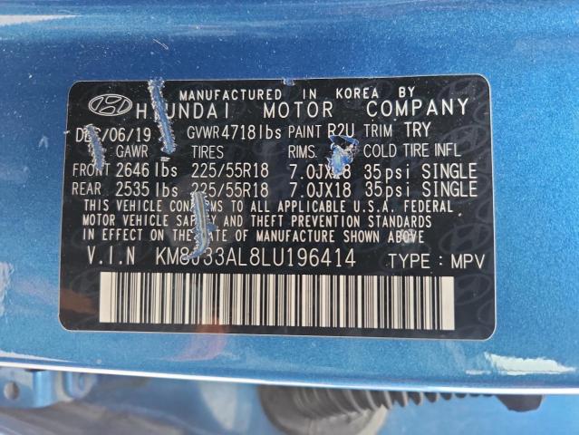 2020 HYUNDAI TUCSON LIM - KM8J33AL8LU196414