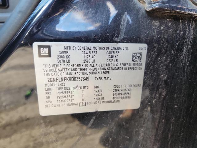 2013 CHEVROLET EQUINOX LT - 2GNFLNEK9D6357349