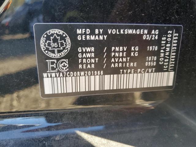 2024 VOLKSWAGEN GTI AUTOBA - WVWVA7CD0RW201966