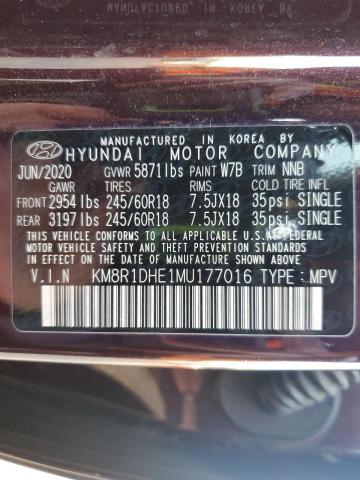 2021 HYUNDAI PALISADE S #3294496496