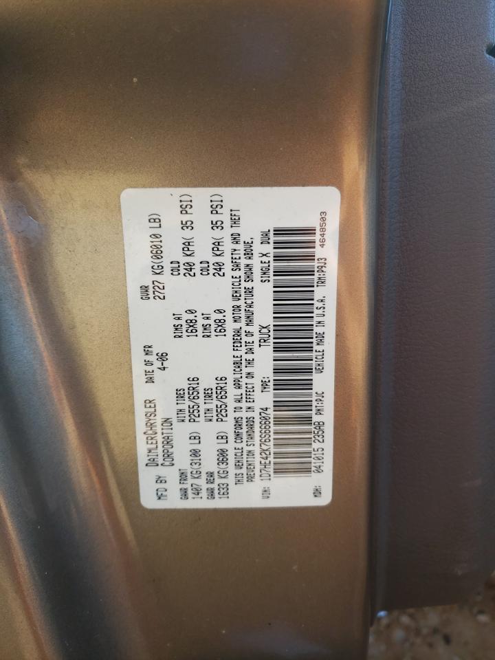 Lot #3287628034 2006 DODGE DAKOTA SLT