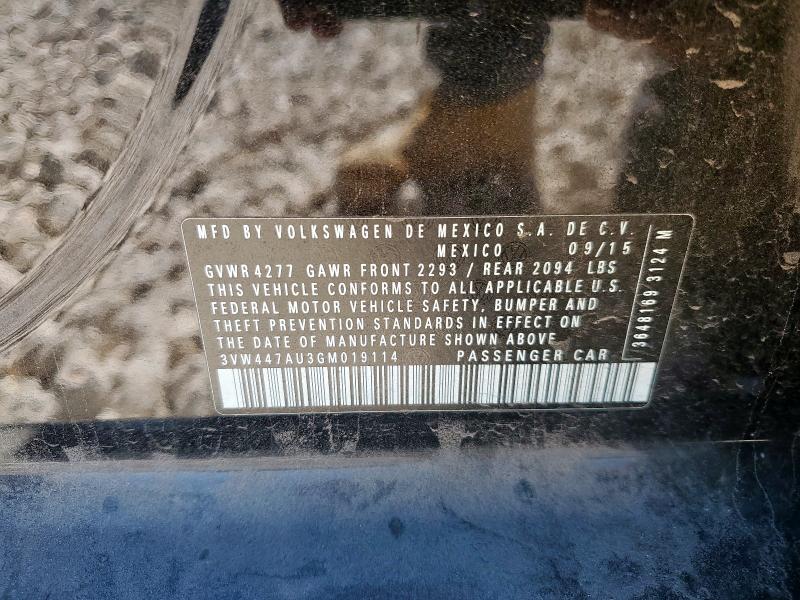 2016 VOLKSWAGEN GTI S/SE - 3VW447AU3GM019114