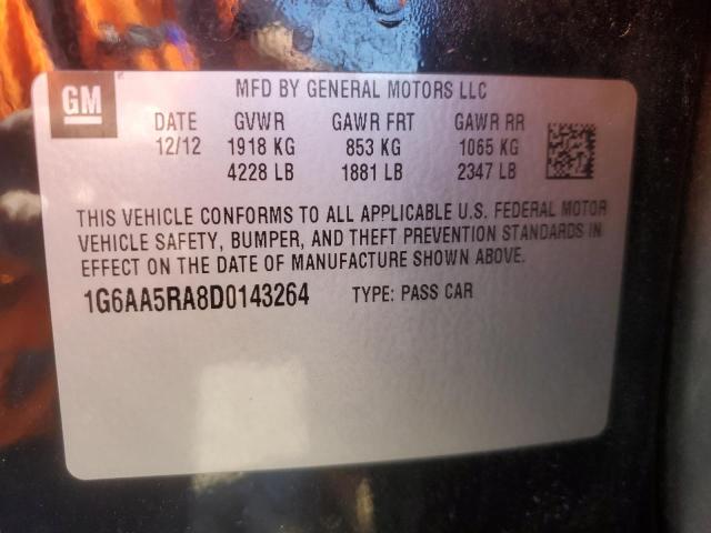 2013 CADILLAC ATS - 1G6AA5RA8D0143264