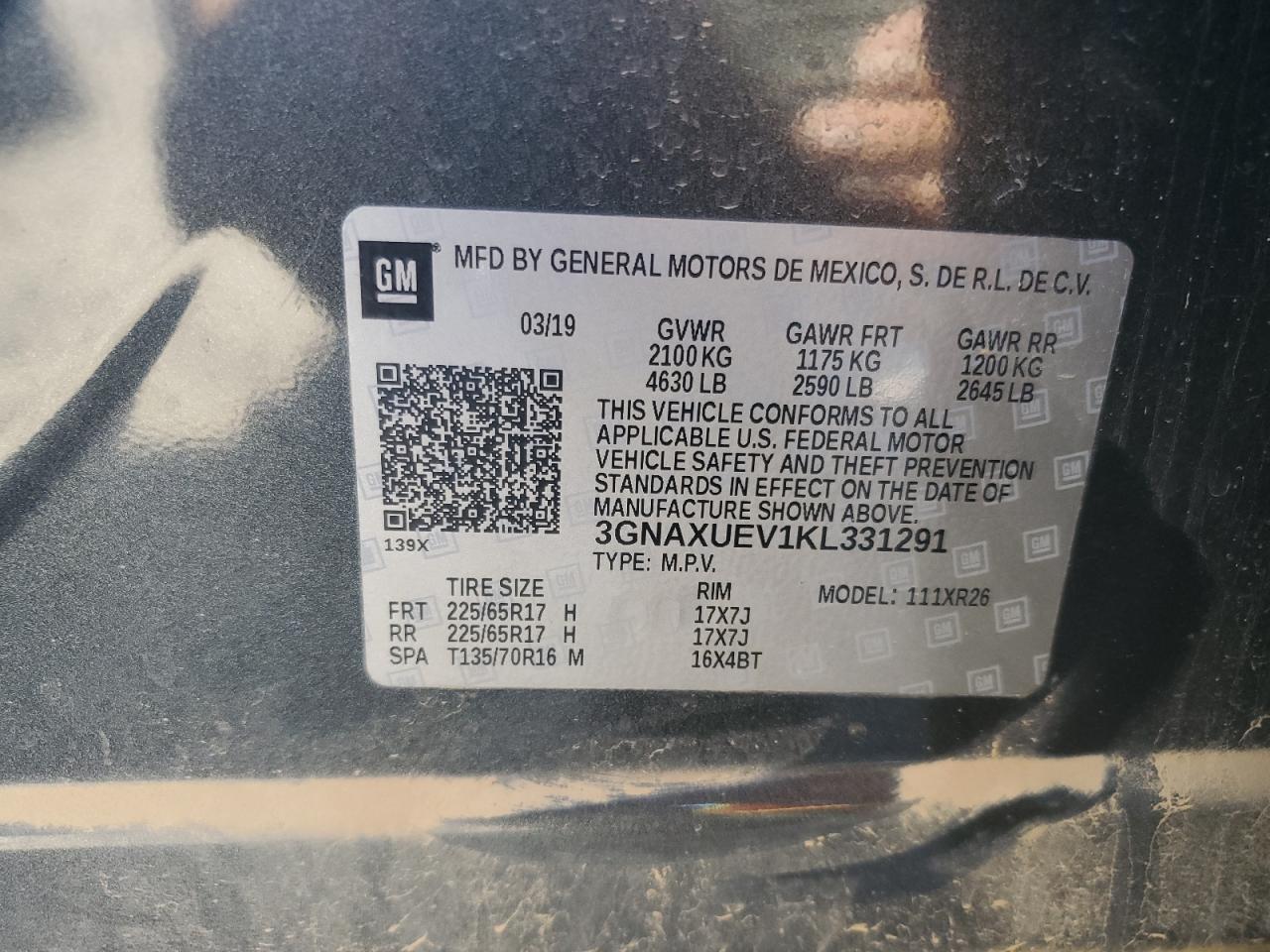 CHEVROLET EQUINOX LT