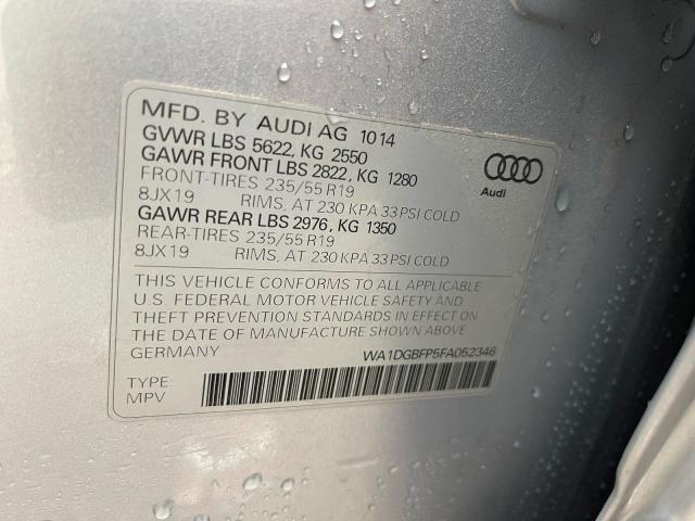 2015 AUDI Q5 PREMIUM - WA1DGBFP5FA052346