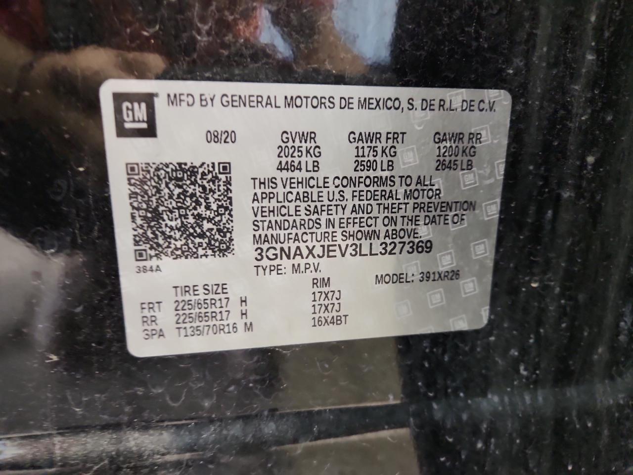 CHEVROLET EQUINOX LT