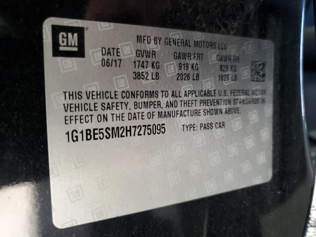 2017 CHEVROLET CRUZE LT - 1G1BE5SM2H7275095