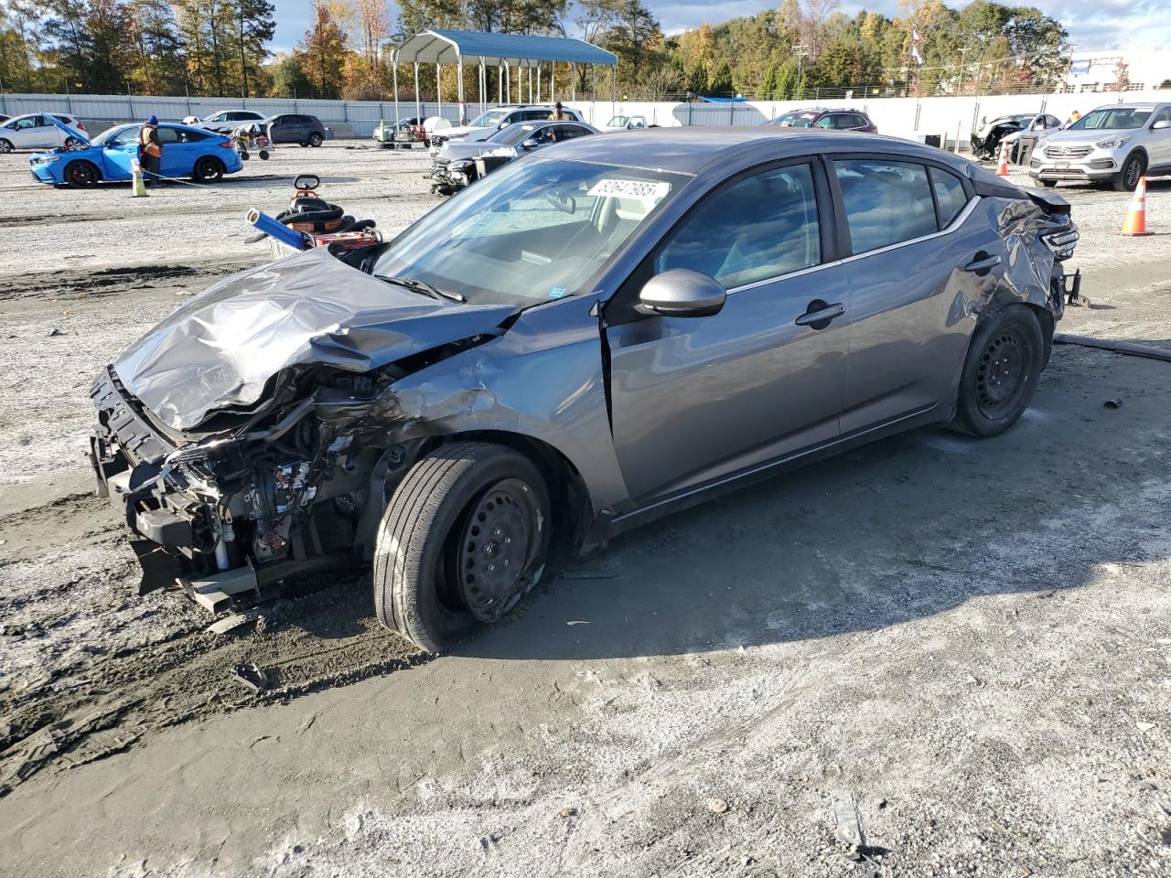 Lot #3291414144 2021 NISSAN SENTRA S