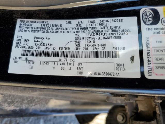 2017 FORD FIESTA TIT #3303000604