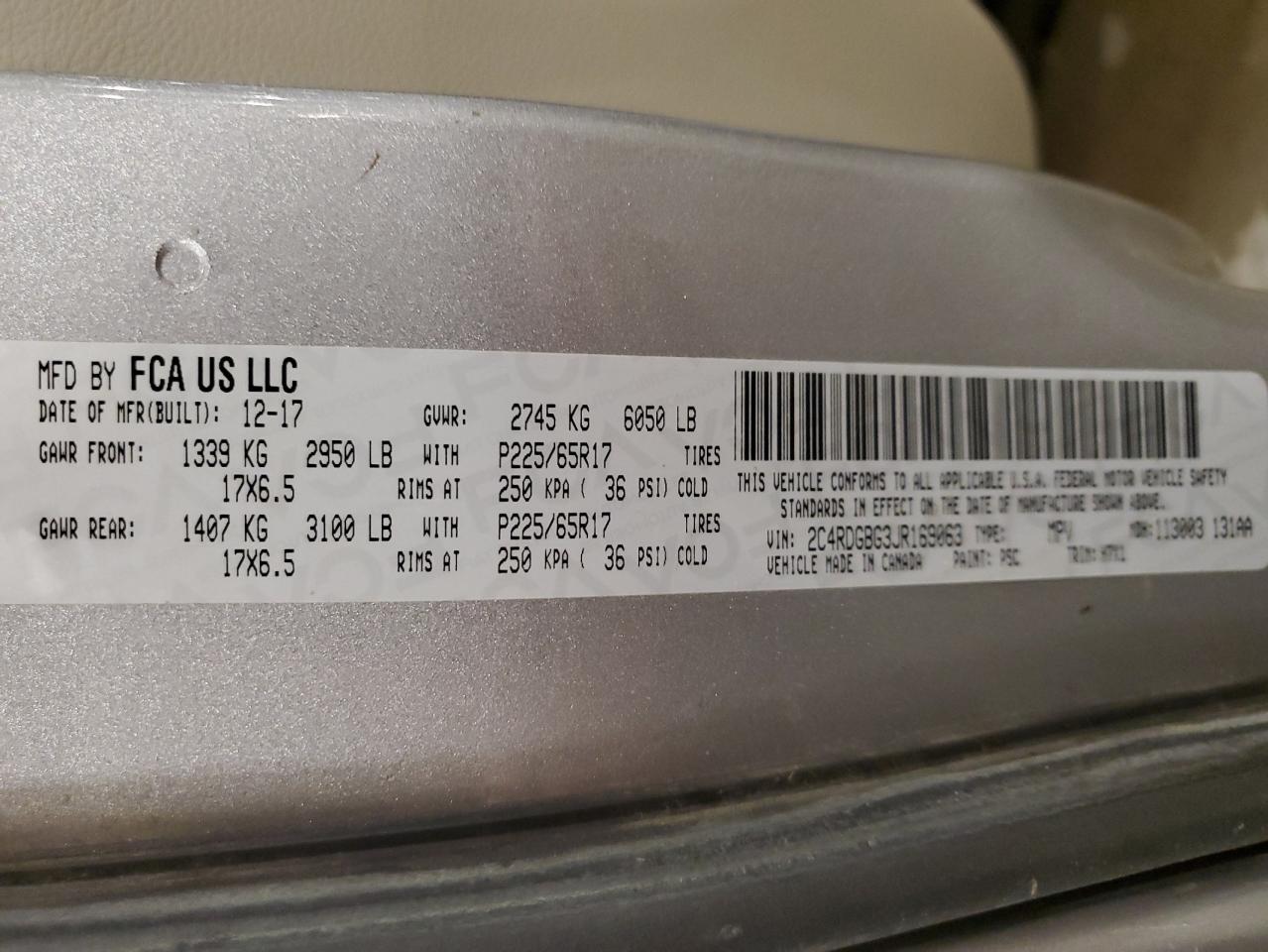 DODGE GRAND CARAVAN SE