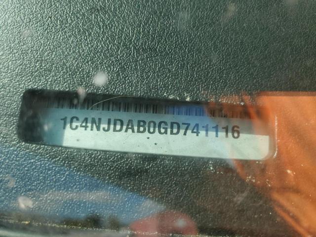 2016 JEEP COMPASS SP 1C4NJDAB0GD741116