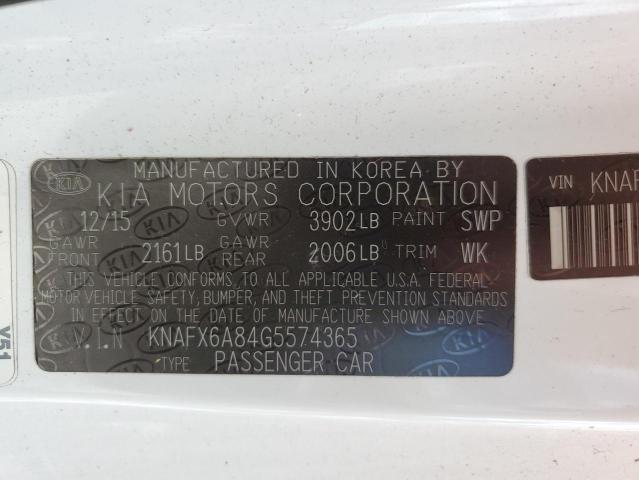 2016 KIA FORTE EX - KNAFX6A84G5574365