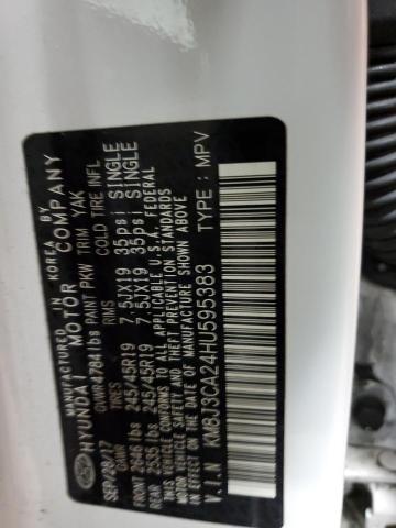 2017 HYUNDAI TUCSON LIM KM8J3CA24HU595383