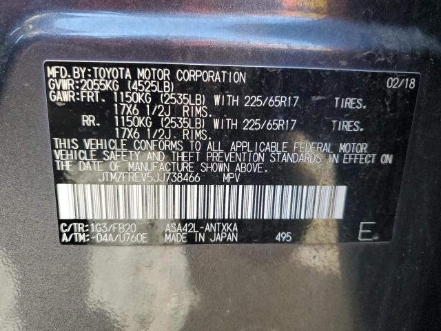 2018 TOYOTA RAV4 LE - JTMZFREV5JJ738466